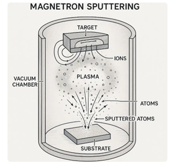Sputtering Process Diagram