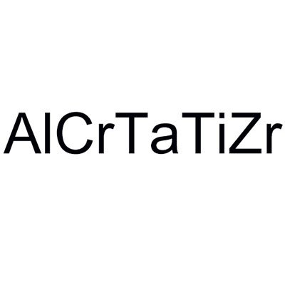 Aluminum Chromium Tantalum Titanium Zirconium Alloy (AlCrTaTiZr) Sputtering target- ULPMAT