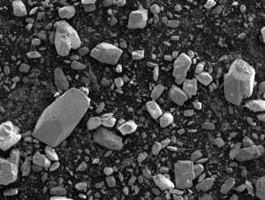MoO3 SEM microstructure molybdenum oxide