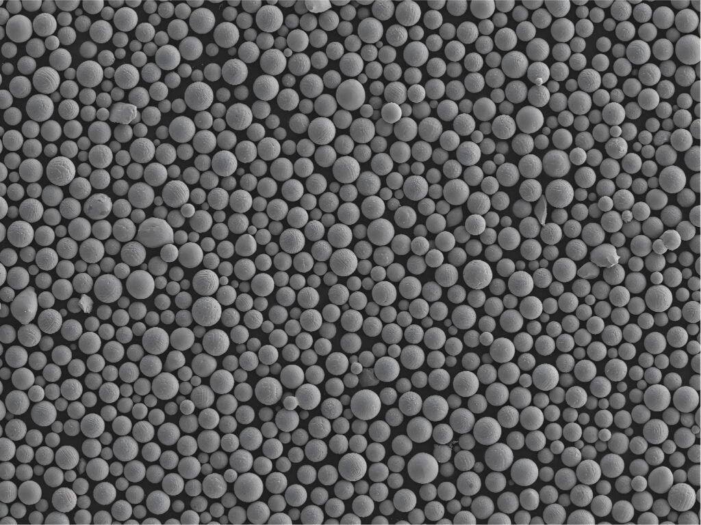 REM-Aufnahme von gaszerstäubtem Pulver mit kugelförmiger Morphologie – ULPMAT