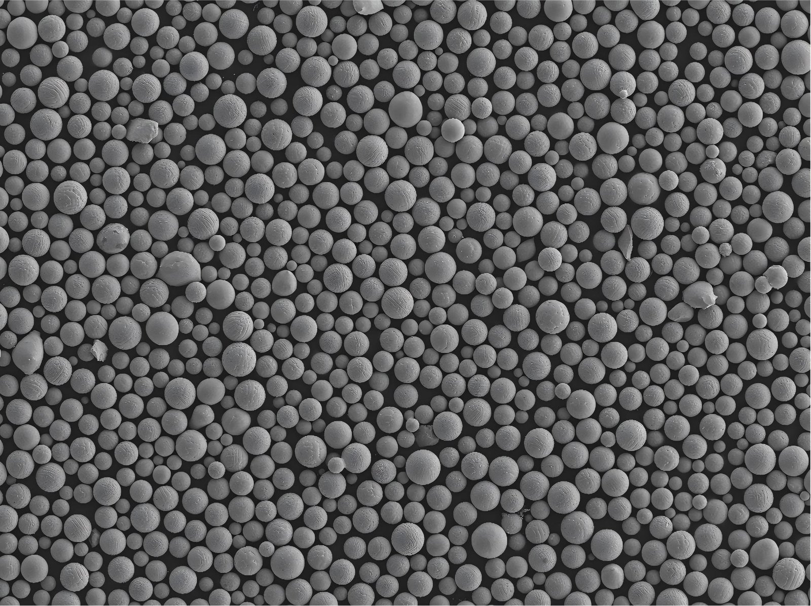 REM-Aufnahme von gaszerstäubtem Pulver mit kugelförmiger Morphologie – ULPMAT