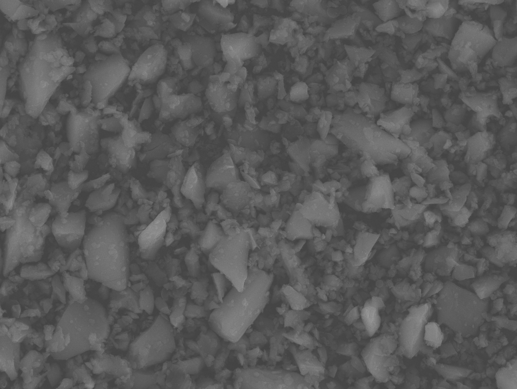 SEM of Zirconium Boride (ZrB₂) powder-ulpmat