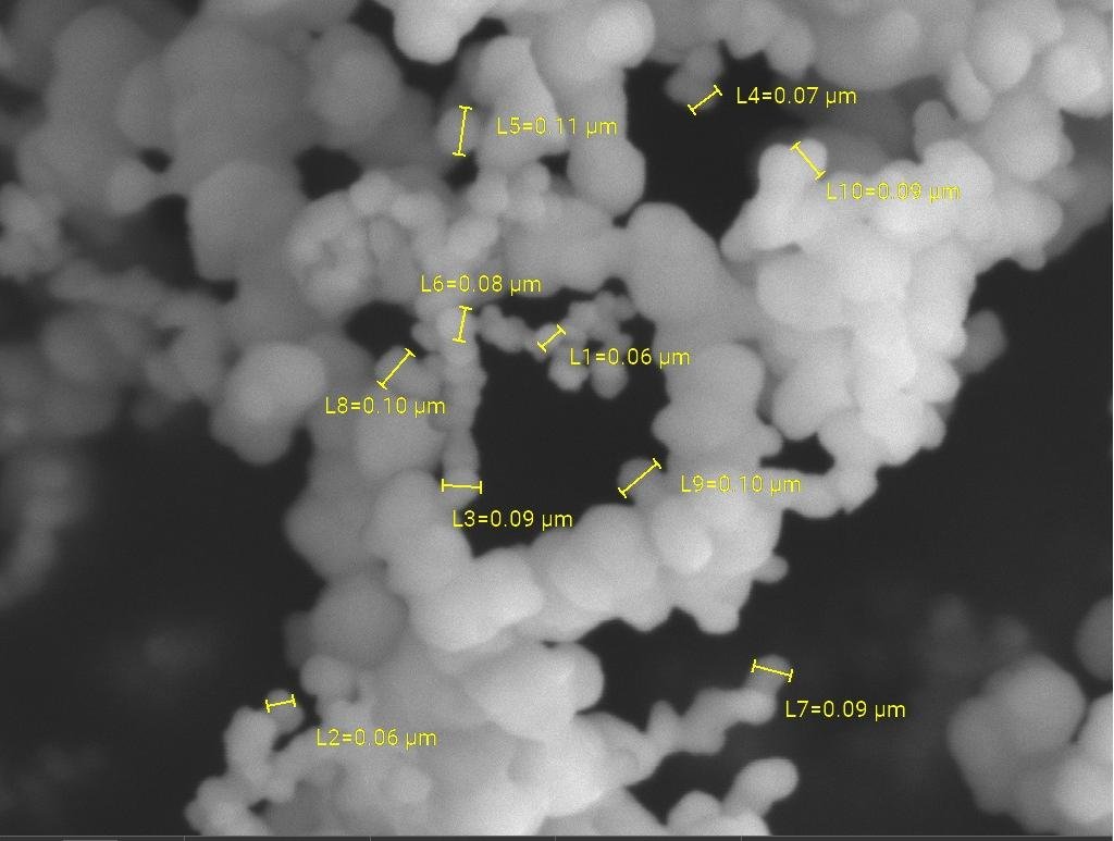 Crystalline Silicon Powder SEM ULPMAT