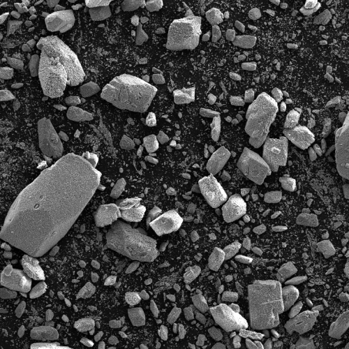 MoO3 SEM microstructure molybdenum oxide